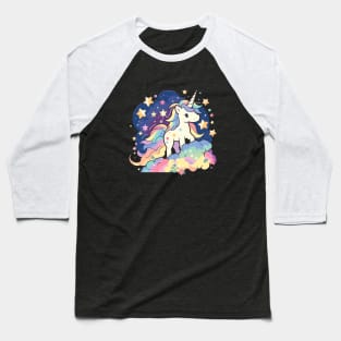 Dream Unicorn - Cute Unicorn Baseball T-Shirt